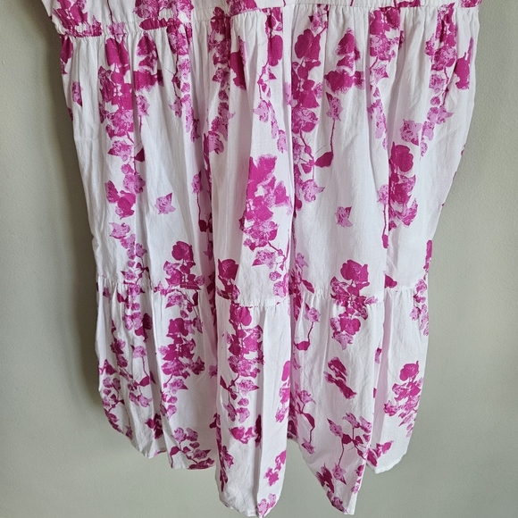 Tuckernuck Ro's Garden Pink Floral Jade Dress in Ines Magenta - Picture 13 of 14